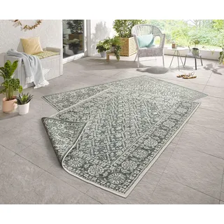 HANSE HOME Teppich Curacao Gr. 6, grün, B:200cm H:5mm L:290cm, Kunstfaser, Teppiche, Teppich, In-& Outdoor, Läufer, Wetterfest, Balkon, Wohnzimmer, Wasserfest