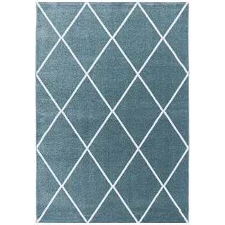 Ayyildiz Hochflorteppich »RIO Blau