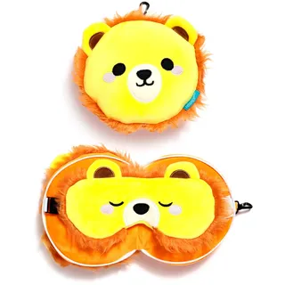 Puckator Relaxeazzz Reisekissen 2-in-1 30 x 30 cm Mehrfarbig