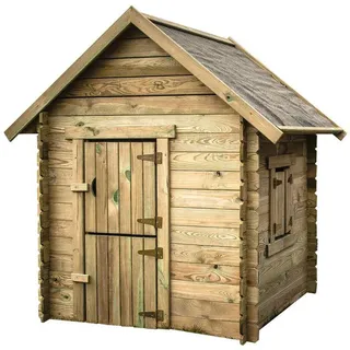 habitat garten Spielhaus Sophie 120 x 120 x 159 cm Braun