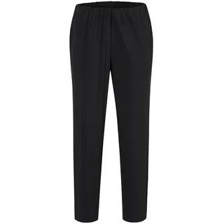 Caprihose GOLDNER "7/8-Stretchhose", Damen, Gr. 64, N + K Gr, schwarz, Obermaterial: 67% Baumwolle CO. 28% Polyamid PA. 5% Elasthan EL., Hosen Caprihose, Seitenschlitze
