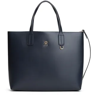 Tommy Hilfiger Handtasche TH Icon Satchel Space Blue
