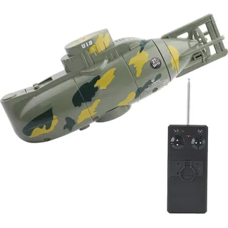 Mini -Simulation Military Fernbedienung 6 Kanal -U -Boot -Spielzeugmodell (grün)