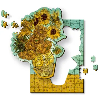 Trefl Holz Puzzle 200 - Sonnenblumen - Vincent van Gogh