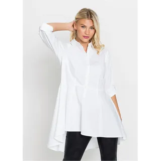 bonprix Longbluse, weiß