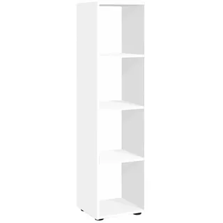 FMD Mega 4 Aktenregal 36,5 x 140,5 x 33,0 cm weiß
