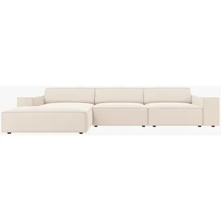 micadoni Ecksofa Jodie, 4-Sitzer beige