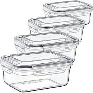 Centi Frischhaltedosen 4-teiliges Set transparent