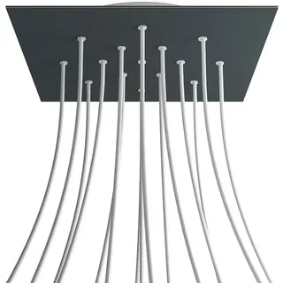 Creative Cables Kroq4015f111 Xxl Rose-ein Quadratisches Anthacrit-rosen-set - Multicolor - 400 mm