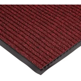 Notrax 109 Bürste Schritt Eingangsmatte für Lobbies und innen entranceways, rot/schwarz, 1