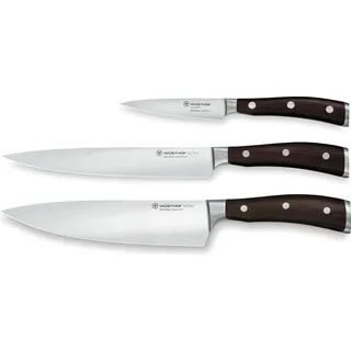Wüsthof Messerset 3-teilig / Knife Set 3 Pieces Ikon -- 1070560302 – EAN 4002293101743 – Art.-Nr. 2023063019 - Silber
