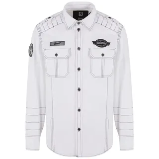 Brandit Textil Luis Vintage Langarmhemd White L