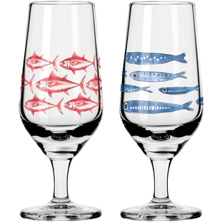 RITZENHOFF Schnapsglas Shotglas BRAUCHZEIT #3 / #4 Set 2 Stück Inhalt je 55 ml