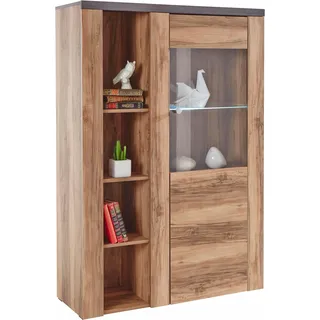 OTTO home Vitrine Larona 100 x 37,1 x 145 cm Braun