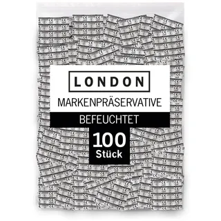 London - Q600 feucht Kondome 100 St transparent