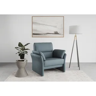 DOMO collection Cocktailsessel Pina Mikrofaser 99 x 95 x 88 cm Petrol