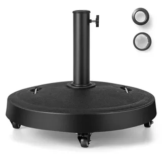 Fantask Schirmständer Metall Ø 52 cm Schwarz