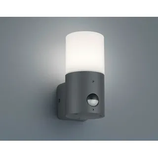 Moderne LED Wandlampe für draußen Fassadenleuchten mit Bewegungsmelder Anthrazit