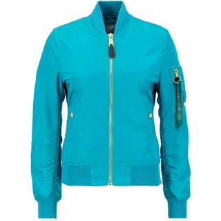 Alpha Industries Ma-1 VF Light Bomberjacke, Blue lagoon), L