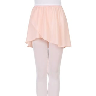 Bezioner Ballettrock Wickelrock Tanz Rock aus Chiffon zum Reinschlüpfen für Mädchen und Damen Rosa M