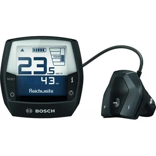 Bosch Nachrüst-Kit BOSCH Intuvia, Anthrazit, 1.500 mm Kabel, Display Intuvia in farbiger Premiumverpackung, inkl. Displayhalter, Bedieneinheit