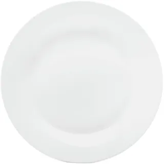 VAN WELL Trend, spülmaschinenfest und mikrowellengeeignet, Porzellan, Ø 20 cm, weiß,