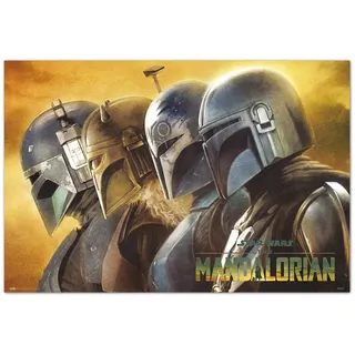 Grupo Erik Poster Star Wars The Mandalorian - Mandalorians Wanddeko 61 x 91,5 cm