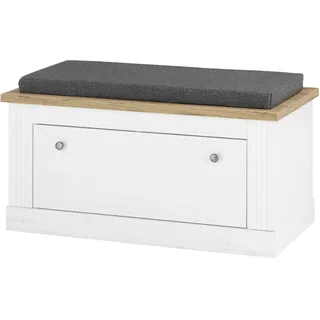 OTTO home Sitzbank WESTMINSTER Weiß 92 x 51 x 45 cm