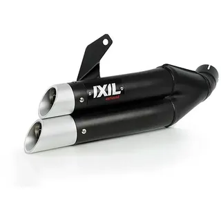 Ixil Dual Hyperlow Xl Honda S Integra 12-20/nc 750 X 21 Stainless Steel Homologierter Slip On Schalldämpfer - Black / Silver - Homologated