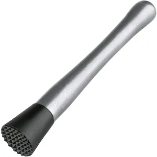 APS 93358 Barstößel mit ergonomischem Griff zum Auspressen von Früchten, Zerstoßen von Würfelzucker, Cocktailstößel, Eisstößel, Ø 3,5 cm, L: 20 cm, Edelstahl