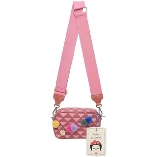 Fritzi aus Preußen Easy Go Umhängetasche Canvas Beere/Rosa