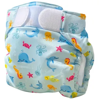 FREDS SWIM Freds Schwimmwindel Blau 9-16kg (Size 2) (Gr. 2, 1 Stück)