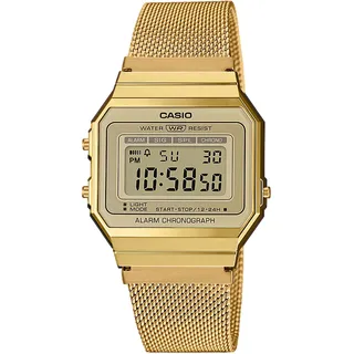 Casio Vintage Edelstahl 35,5 mm A700WEMG-9AEF