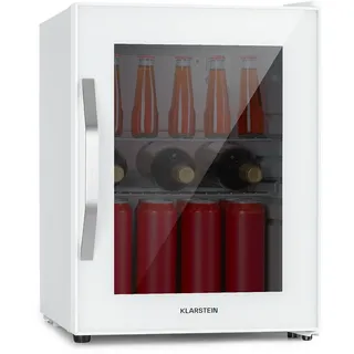 Klarstein Mini Kühlschrank Getränkekühlschrank 33 l 54 cm hoch Weiß