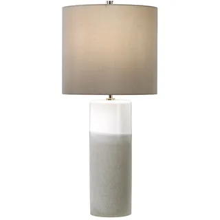 Edle Tischlampe VASO Keramik Grau Ø30cm h:68cm Schlafzimmer Nachttischleuchte