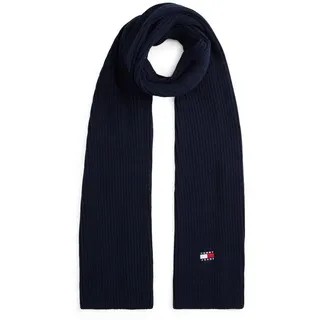 Tommy Hilfiger Tommy Jeans Schal TJW HERITAGE CORE SCARF, Rippstrick, 190 x 28 cm blau