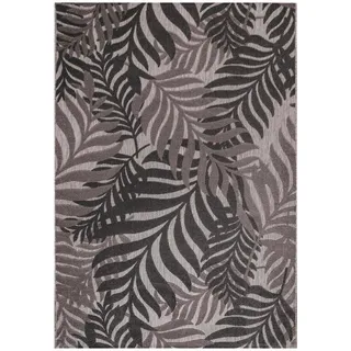 Sanat Floral Outdoor-Teppich 140 x 200 cm Grau