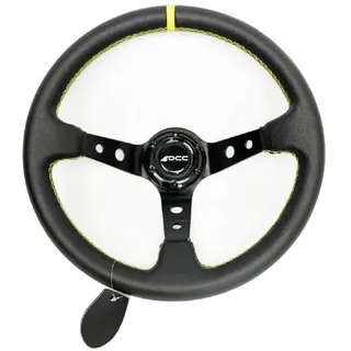 Occ Motorsport OCCVOL004 Sportlenkrad 32x29mm 350mm Leder Aluminium