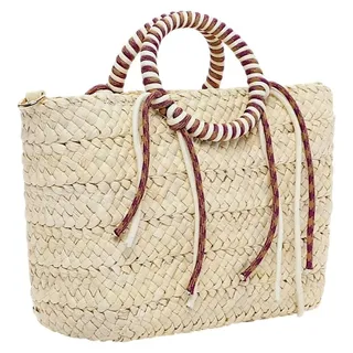 Emily & Noah Jolanda Shopper Papierstroh Beige