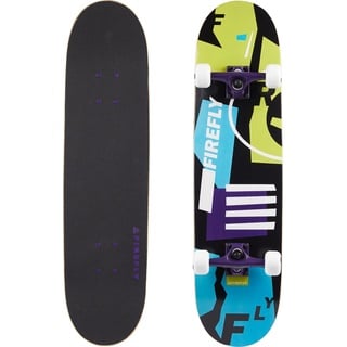 Firefly Skateboard, Black/Purple/White, Einheitsgröße