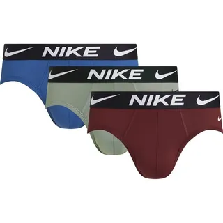 Nike Herren-Slip aus Dri-Fit, Hip Brief 3PK, Mehrfarbig, XS