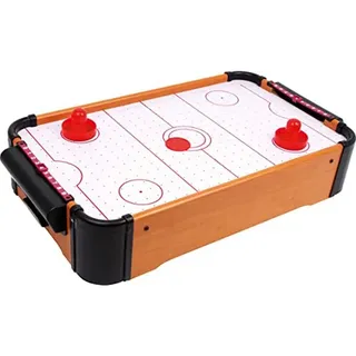 Small Foot Company small Foot Tisch-Air-Hockey aus Holz und Kunststoff und kompakter Tischaufleger für Speedhockey