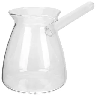 Ciieeo Türkische Teekanne Aus Dickwandigem Hochborosilikatglas Mit Seitlichem Griff Transparenter Wasserkocher Hitzebeständig Für Küche Haushalt 8.07X4.33X3.74 Zoll