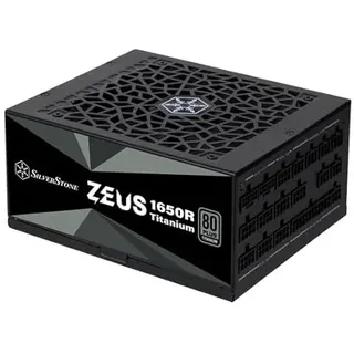 SilverStone Technology Zeus 1650R Titanium, 80 PLUS-Titanium-1650-W-ATX-3.1- und vollständig modulares PCIe-5-ATX-Netzteil, SST-ZU1650R-TM