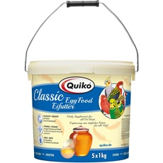 Quiko Classic Eifutter 5Kg - Kraft- und Aufzuchtfutter für alle Ziervogelarten