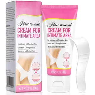 Shefave Intim Enthaarungscreme Frauen, Hair Remover Cream für Intimate Area, Epilator für damen, Schnelle und Effektive Haarentfernungscreme, Feuchtigkeit Spenden und die Haut Schützen
