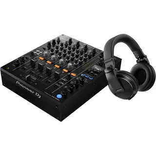 Pioneer DJ DJM-750MK2 + HDJ-X5-K Schwarz SET