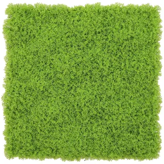 Wellhome Künstliches Vertikales Gartenhecken-paneel für Innen-und Außendekoration, üppiges und realistisches Grün 100x100cm - Green - One Size