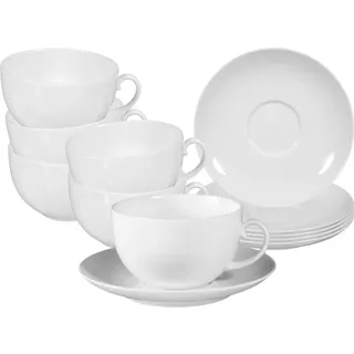 SELTMANN WEIDEN Rondo/Liane Milchkaffeetasse 0,35 l Weiß 6 St.