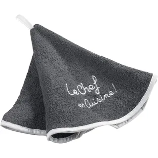 Douceur d'intérieur Handtuch 60 cm anthrazit gelb